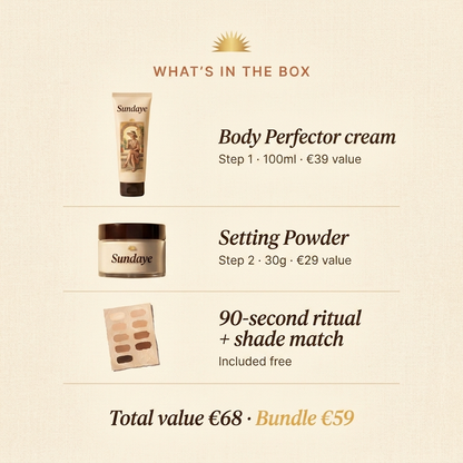 The Sundaye Set — Coverage Cream + Setting Powder