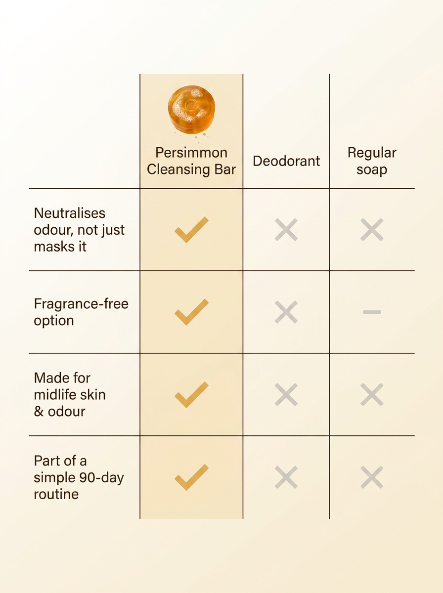 Deodorizing Soap with Persimmon